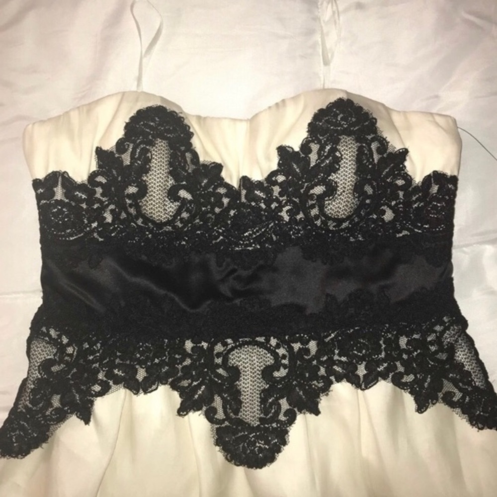 Vivienne Tam strapless dress silk formal - Picture 5 of 8